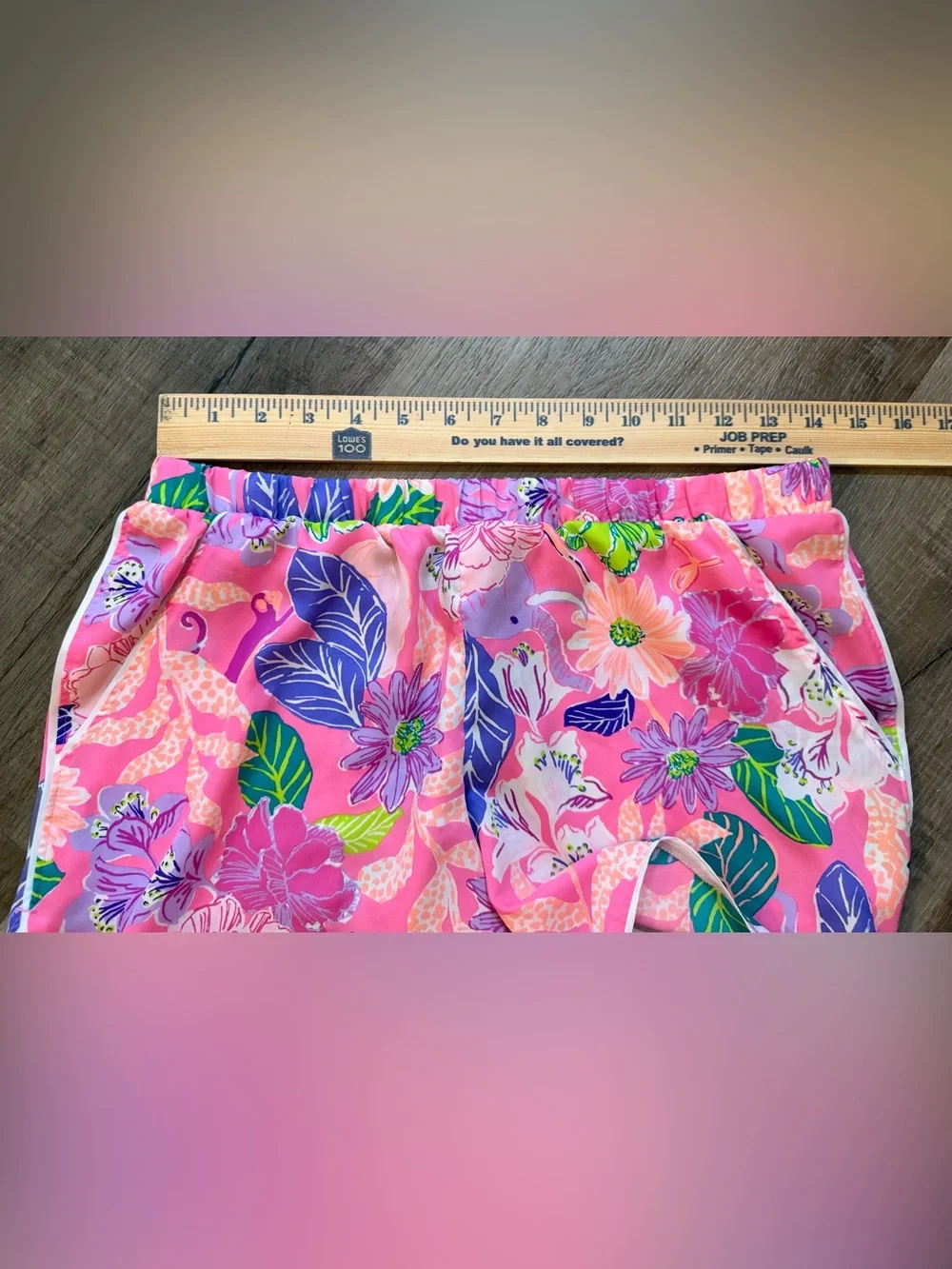 Lilly Pulitzer Teagan Tropical Floral Short Pajama Set🌸🐘 Size Small - Picture 8 of 15